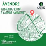 À vendre Terrain de 350 m² à  Yasmine Hammamet.