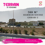 Terrain de 388 m2 a Hammam sousse ghrabi 2