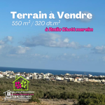 Terrain de 550 m² à "Rmila" Chatt meriem sousse