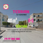 Terrain de 485 m² R+5 a Ghrabi