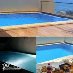 Location à l'année d'une villa pieds dans l'eau avec une piscine