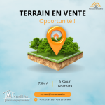 A vendre Terrain à Ksour Gharnata 730m²