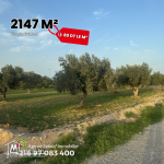 Terrain Agricole de 2147m² a Foukaia Chott meriem