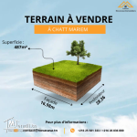 A vendre Terrain 487 m² à chott mariem