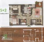 A Louer S+2 A La Soukra  (année : 2018)