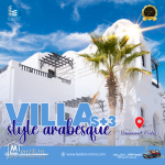 A vendre villa s+3 Style arabesque à Hammamet