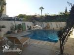 Rez-de-chaussée S+3 avec piscine à La Marsa MRCL0277