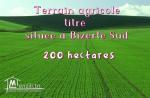 Terrain agricole titré (200) hectares