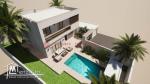 VILLA TITRE BLEU - P 694 - HOUMT SOUK DJERBA - PROJET CLÉ EN MAIN