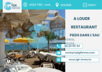 A louer un restaurant vue sur mer à Sousse