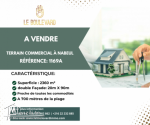 A vendre Terrain 2360m² commercial à sidi Mahersi Nabeul