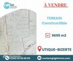 Terrain à vendre à Utique – Bizerte lotissement de 9 695 m²