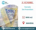 Terrain de 1 800 m² à Mahdia – Emplacement stratégique proche du port