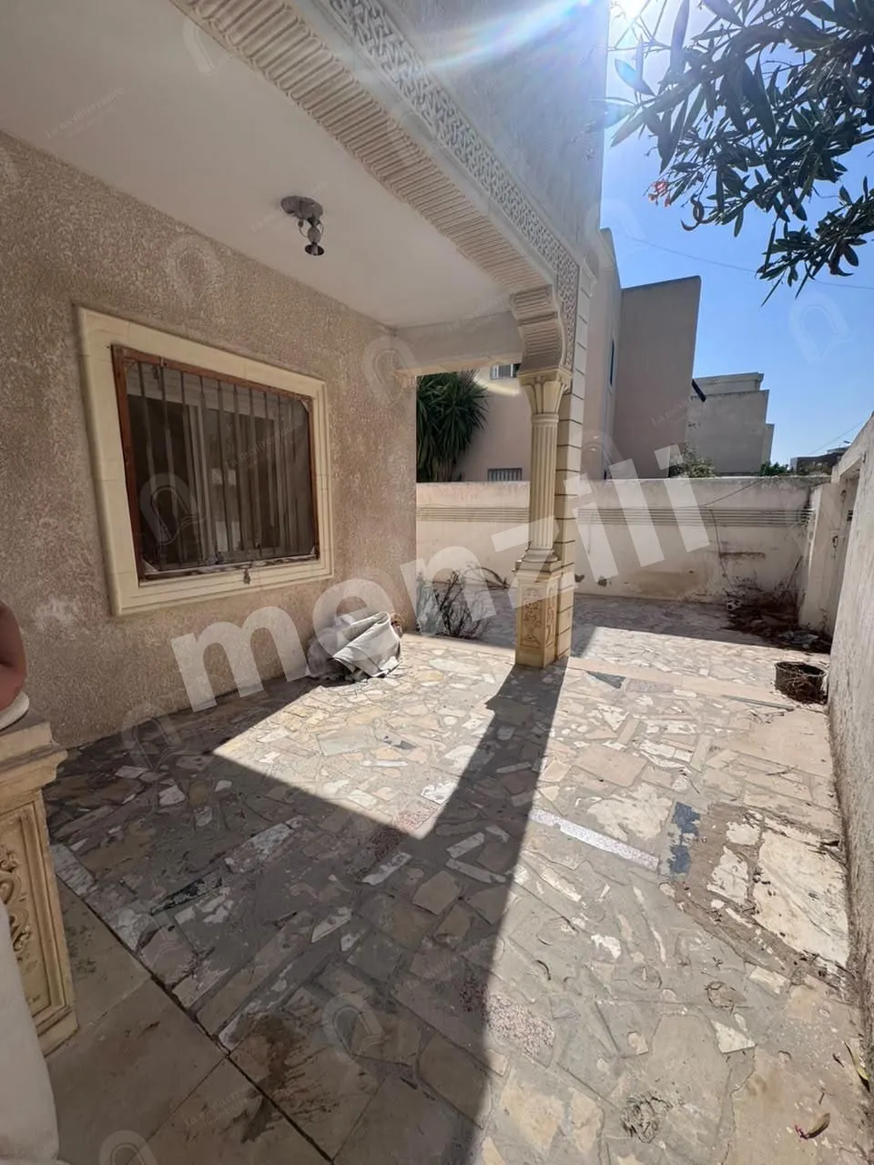 À louer – Maison S+4 au rez-de-chaussée à Cité Skik, Le Bardo