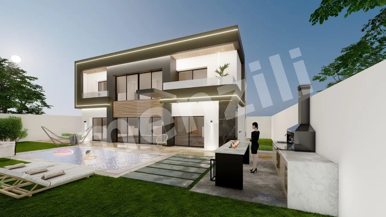 une charmante villa de style Moderne