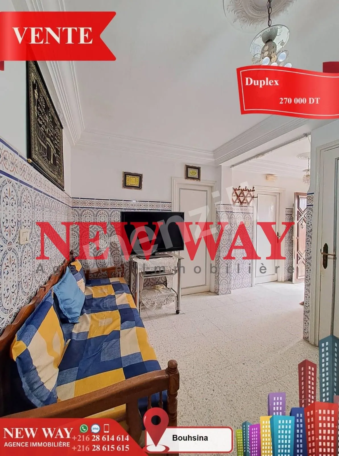 Duplex indépendant (S+4) à Bouhsina